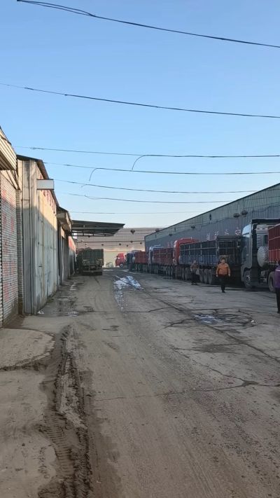 10月14号，生物有机肥排队装车