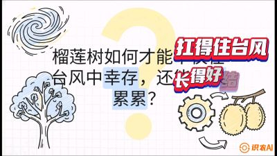 第四节：中国榴莲突围战：为生存重塑权型，抗台风矮化栽培与力学牵引，课程：《国产榴莲突围战：从泰国经验到中国实操的8堂必修课（高阶实战版）》