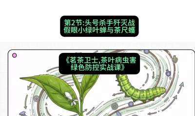 第02节：头号杀手歼灭战&mdash;&mdash;假眼小绿叶蝉与茶尺蠖，课程：《茗茶卫士&mdash;&mdash;茶叶病虫害绿色防控实战课》#识农AI